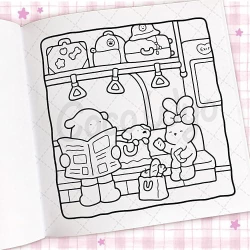 Cozy Days: Coloring Book for Adults and Kids (Cozy Spaces Coloring) thumbnail 11