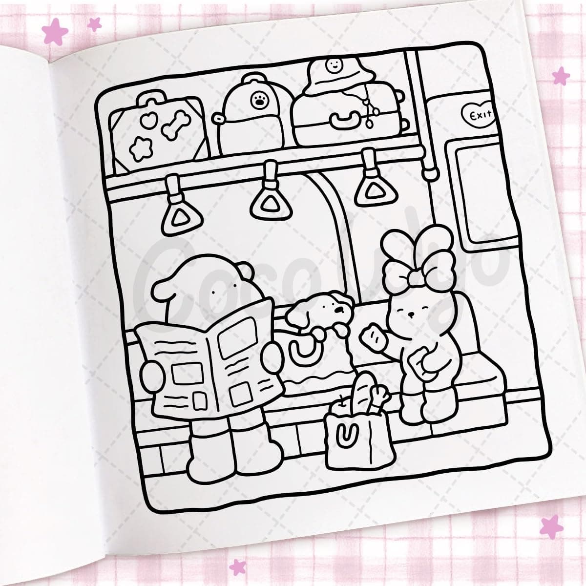 Cozy Days: Coloring Book for Adults and Kids thumbnail 11
