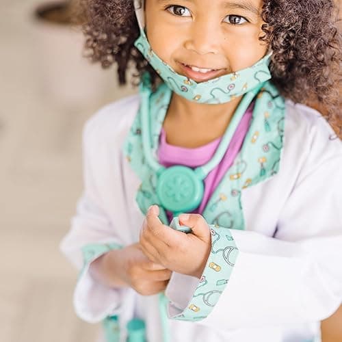Melissa & Doug Doctor Role Play Costume Dress-Up Set (7 pcs) Frustration-Free Packaging - Frustration-free Packaging thumbnail 2