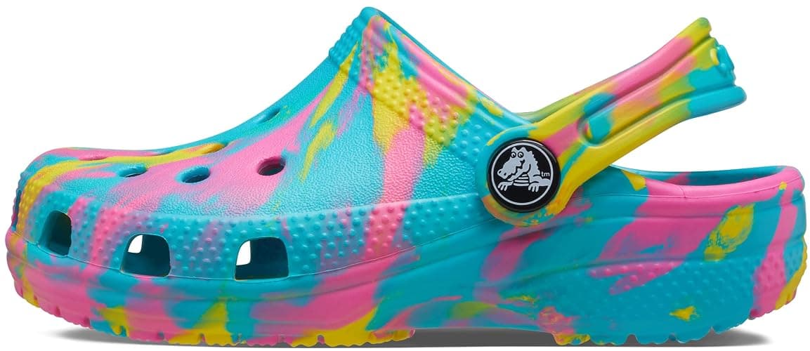 Crocs Kids' Classic Marbled Tie-Dye Clog thumbnail 2