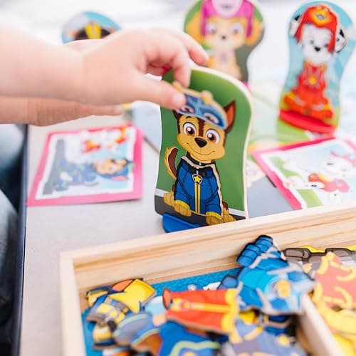 Melissa & Doug PAW Patrol Wooden Magnetic Pretend Play (64 Pieces) thumbnail 6