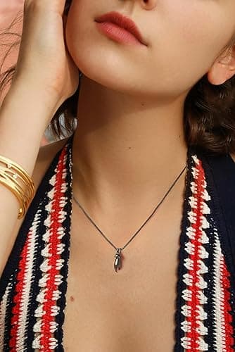 S.Leaf Sterling Silver Cat Necklace - Kitten Jewelry for Cat Lovers - Themed Gifts for Women thumbnail 3