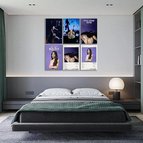 YINGXI Olivia Rodrigo Poster, 6 Stück, inkl. Poster, Putty, Musikalbum, Poster, ungerahmt: 20 x 30 cm thumbnail 3