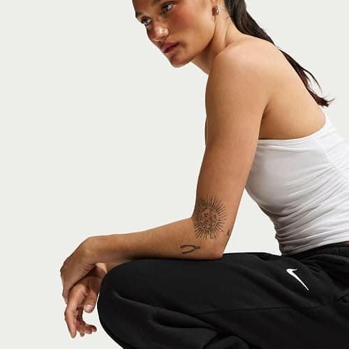 Nike Women's Studio Fleece Standard Wide Leg Pant thumbnail 5