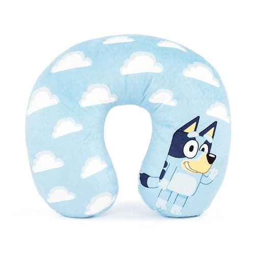 Jay Franco Bluey Kids Travel Set - 3 Piece Set Includes 40 x 50 Throw Blanket, Eye Mask, and Neck Pillow - Super Soft & Cozy Travel Accessories thumbnail 5