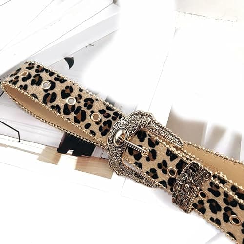 Meiliyizu Waist Belt - Leopard Print Waist Decor for Women's Jeans & Pants thumbnail 7