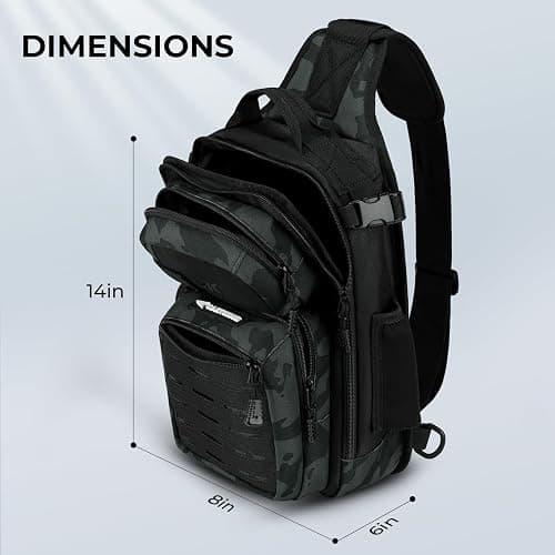 KastKing BlowBak Tactical Sling Tackle Bag-Lightweight Fishing Backpack Storge Fishing Gear and Equipment,Gift for Men thumbnail 3