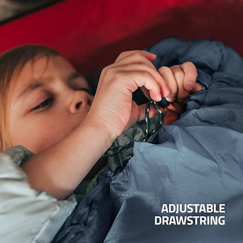 MalloMe Sleeping Bags for Adults Cold Weather & Warm - Backpacking Camping Sleeping Bag for Kids 10-12, Girls, Boys - Lightweight Compact Camping Essentials Gear Accessories Hiking Sleep Must Haves thumbnail 6