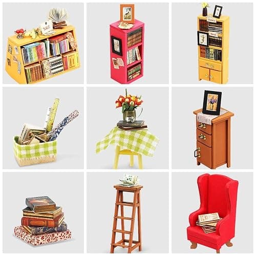 Rolife 1:20 Miniature House Kits-Tiny House Kit-DIY Miniature Dollhouse Kits for Adults-Model Building Craft Kits-Hobbies Gifts for Women and Men thumbnail 4