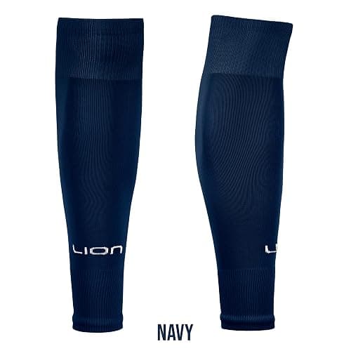 LION SPORTSWEAR Football Sock Sleeves To Accompany Grip Socks - Fits Over Calf/Shin Pads - Variety Of Colors To Match Your Team Kit thumbnail 4