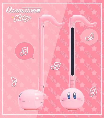 Otamatone [Special Series] Anime Character Electronic Musical Instrument Portable Synthesizer from Japan by Cube/Maywa Denki [English Manual] - Kirby thumbnail 6