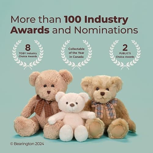 Bearington Lovely Doodles Caramel Dog Stuffed Animal 14 in - Puppy Stuffed Animals - Plush Dog Toys for Kids Goldendoodle Labradoodle Plushies - for Ages 3-14 thumbnail 5