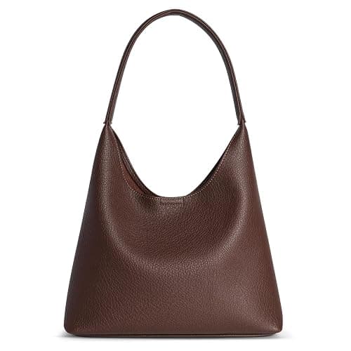 Hobo Bags for Women, Small Everyday Purse, Slouchy Shoulder Bag Trendy | Soft Vegan Leather Hobo Purse, Compact 28cm (11") Size Fits Phone, Wallet, Keys & Everyday Essentials - Image 1