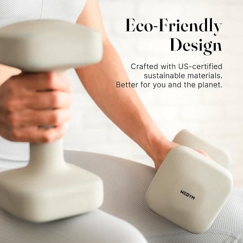 WeGym SafeGrip Square Dumbbells with Anti Slip Handles, Aesthetic Free Weights for Home Workouts, Stable Design Prevents Rolling during Floor Exercises thumbnail 5