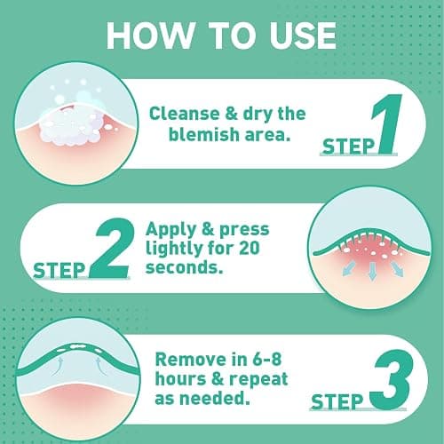 TEAWOO 36-Count Microdart Acne Patches, Hydrocolloid Pimple Patches with Salicylic Acid & Madecossoside, Microdart Zit Patches for Deep Blemishes & Early Stage Acne (Patented) thumbnail 4