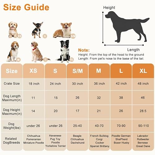 FDW Dog Crate 36inch Dog Cage Foldable Metal Kennel with Leakproof Tray Foldable Design Indoor Outdoor Use for Medium Dogs,Pink thumbnail 6
