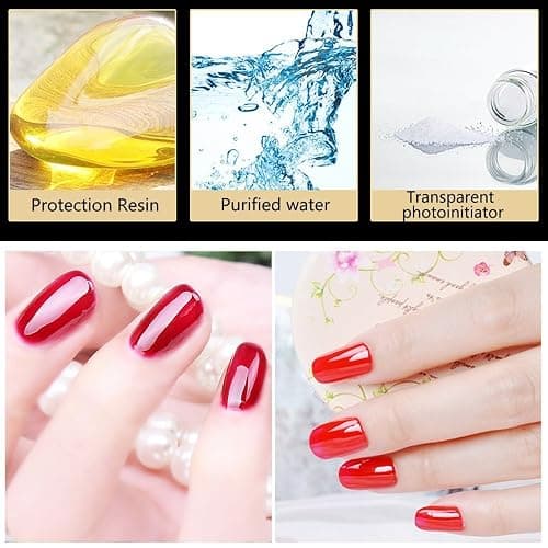 Vishine Top Coat- 15ML No Wipe Top Coat Gel Nail Polish High Gloss Shine Finish Long Lasting Home DIY Professional Manicure thumbnail 7