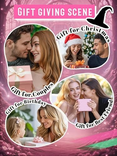 Piovelvt Matching Bracelets for Couples Best Friend Friendship Kit Bestie Gifts for Women Long Distance Ralationship Witch Merch Costume Crown Accessories thumbnail 7