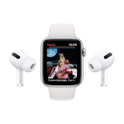 Apple Watch Series 6 (GPS, 40mm) - Silver Aluminum Case with White Sport Band (Renewed) thumbnail 8