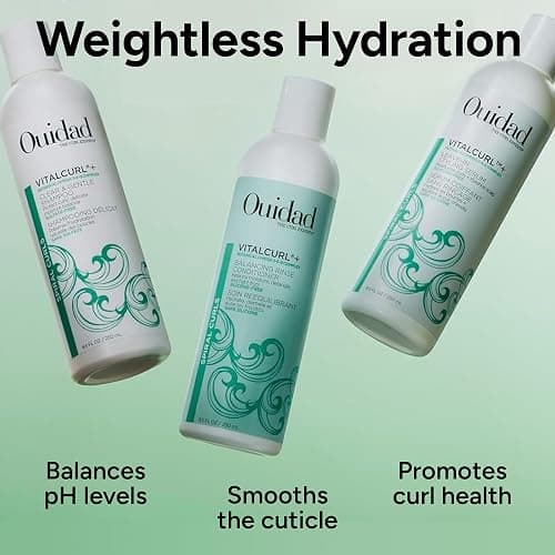 OUIDAD Vitalcurl+ Balancing Rinse Conditioner for Spiral Curls – Lightweight Hydrating Conditioner Detangles & Fights Frizz, Balances Hair's pH to Retain Moisture, Sulfate Free & Silicone Free thumbnail 9