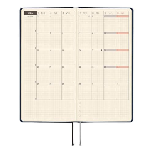 Hobonichi Techo 2026 Weeks – Colors: Cosmo Blue (English, Tall & Slim, January Start) thumbnail 5