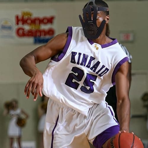 bibahala Headgear Blocking Guards Basketball Defensive Mask 2nd Generation 3D Eye-Blocking Shooting Dribble Mask Guard Shooter Jump Shot Basketball Associates Training Equipment thumbnail 8