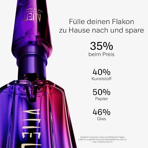MUGLER Alien Hypersense Eau de Parfum, Damen-Parfum, Fruchtiger, holziger und blumiger Duft, Hypermodern und hyperfeminin, Nachfüllbar - 30 ml (1er Pack) thumbnail 3