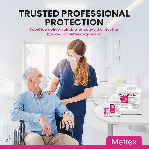 Metrex CaviCide Surface Disinfectant Cleaner Spray, 24 Oz – Ready-to-Use Disinfecting Spray, All Purpose Cleaner & Decontaminant for Medical, Clinical, Lab & Patient Care Areas – Original Version thumbnail 7