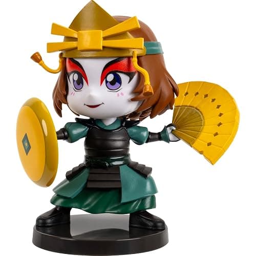 Jazwares Avatar: The Last Airbender Suki - 4-Inch Mini Figure in Kawaii Style in Dynamic Pose with Display Base thumbnail 5
