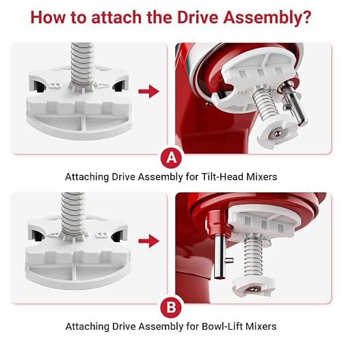 Ice Cream Attachment for KitchenAid Stand Mixer, Compatible with KitchenAid 4.5 Qt and Larger Stand Mixers, 2-Quart Frozen Yogurt - Ice Cream & Sorbet Gelato Maker by GVODE thumbnail 5
