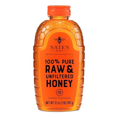 Nate's 100% Pure, Raw & Unfiltered Honey - Award-Winning Taste, 32oz. Squeeze Bottle - Image 1