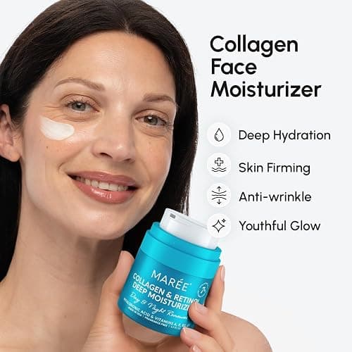 MAREE Face Moisturizer Retinol DD Cream for Face - Daily Wrinkle Cream for Women - Anti Aging Face Cream - Facial Moisturizer with Collagen - Crema Hidratante Para la Cara for Skin Tightening thumbnail 2
