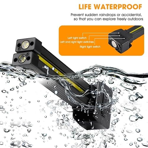 OKNIAO Magnetic Gym Lamp for Posing, Portable Magnet LED Flashlight with Hanging Hook, 7th Gear Dimming & 180 Degree Folding, Handheld USB Rechargeable Power Bank Camping Light (1 PCS) thumbnail 2