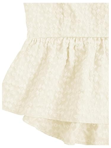 SOLY HUX Babydoll Top for Women Y2k Peplum Cami Cute Going Out Crop Tank Tops Flowy Ruffle Summer Spaghetti Strap Shirt thumbnail 5