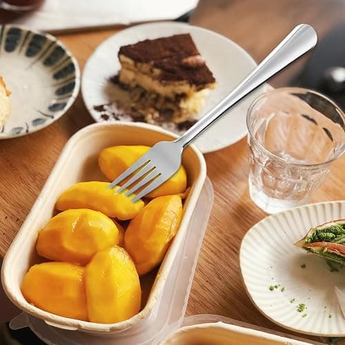 Hansmart 60 PCS Dinner Fork Set - Windsor Stainless Steel Silverware Fork 7.1 Inch with Dishwasher Safe Flatware Forks for 60,Table Forks for Home,Kitchen or Restaurant thumbnail 8