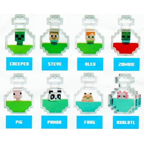 Minecraft Tsunameez Blind Bag Keychains Series 2 Bundle - 2 Pack Tsunameez Minecraft Keychains Mystery Collection Plus Phone Wallet and Decal | Collectable Video Game Merchandise thumbnail 2