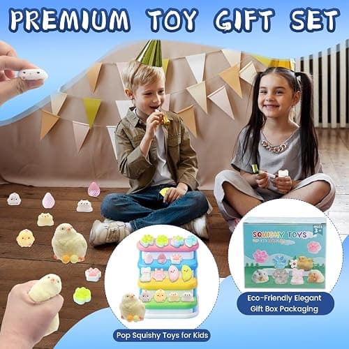 16pcs Squishy Pack,Fidget Toys Kit,Include taba Squishies Party Favors for Kids 4-8 8-12 Treasure Box Toys for Classroom Birthday Xmas Gifts Goodie Bag Stocking Stuffers for Teens (16pcs) thumbnail 6