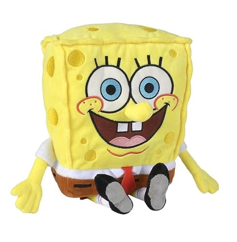 Simba Toys Spongebob Squarepants Plush – Ultra Soft & Cuddly - Kids Toy, Gift for Children, Ages 3+, Yellow, 14 inches (Huggable Collectible) thumbnail 3