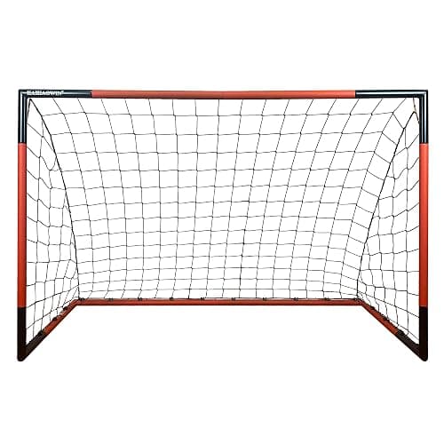 KAIHAOWIN Soccer Goal 3'x2.5'|6'x4'|8'x6'|10'x6.6'-Steel Frame Goal Post All Weather Soccer Net-Quick Assembly Training Sports Soccer Goals for Backyard Indoor Outdoor-Heavy Duty Metal Soccer Goals thumbnail 7