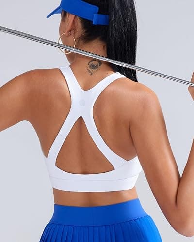 RUNNING GIRL Sports Bras for Women High Support Molded Cup High Impact Sports Bras with Sewn in Pads Racerback Running Bra thumbnail 4