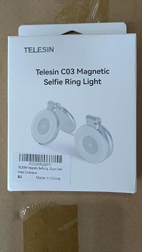 TELESIN C03 Magnetic Selfie Light, 3-in-1 Magnetic Beauty Selfie Light for Phones, CRI97 360° LED Portable Light w/Mirror Compatible with iPhone/Android for Selfie/Photography/TikTok/Zoom Calls/Video thumbnail 8