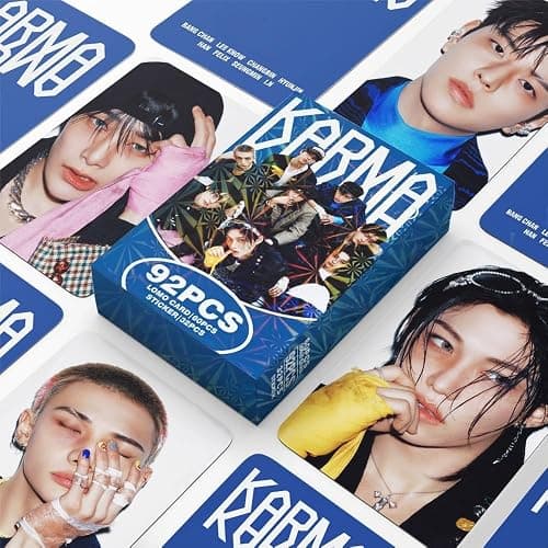 Stray Kids Photocards Album 92 PCS Stray Kids Album Karma Photo Cards Karma lomo Card Gift Lomo Cards Merch for Boys and Girls thumbnail 3