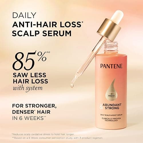 Pantene Abundant & Strong Daily Scalp Serum, Strengthens Scalp’s Hold on Roots, 2 oz thumbnail 2