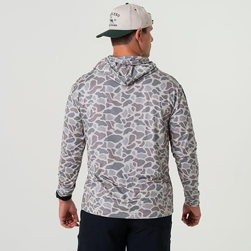 Burlebo Men’s Performance Hoodie – Lightweight Long Sleeve Pullover, Athletic Fit, Moisture-Wicking, Sun Protection thumbnail 2