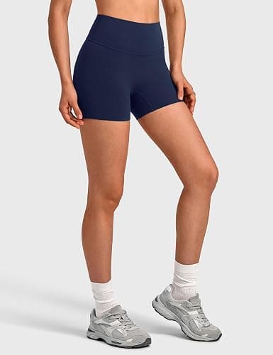 INGIA No Front Seam Biker Shorts 4''/ 6'' | High Waist, Running, Spandex, Yoga, Gym, Workouts Shorts, for Women thumbnail 5
