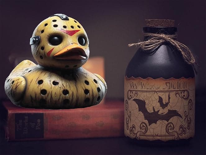 Generic Classic Horror Movie Character Duck, Halloween Horror Movie Duck, Office Desktop Car Dashboard Decoration (E) thumbnail 2