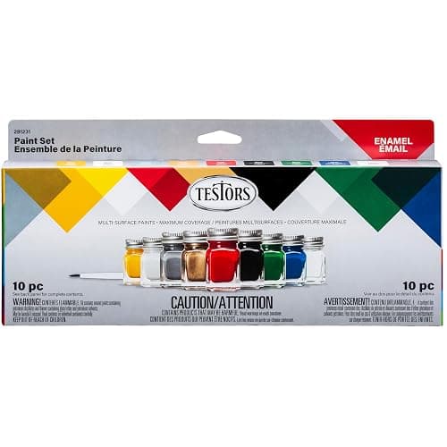 Testors Craft Multi-Surface Enamel Paint Set (9-Bottle) - 1 Each - Image 1