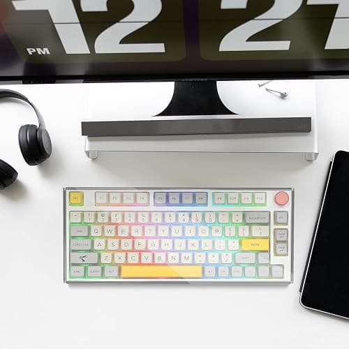 Geekria 75% 84-Key Knob Keyboard Dust Cover, Clear Acrylic Keypads Cover, Compatible with Keychron Q1 HE/Max/Pro, EPOMAKER TH80 75%, Glorious Gaming - GMMK PRO 75% thumbnail 6