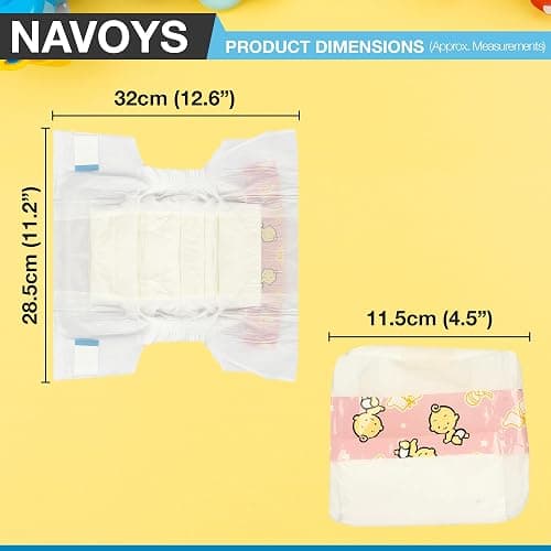 D.A.Y. Republic 5pc Baby Dolls Nappies - Reusable Diapers for Dolls, Great Pretend Play Nurturing Accessories Toy Gift for Kids (5pc Baby Doll Nappies) thumbnail 3