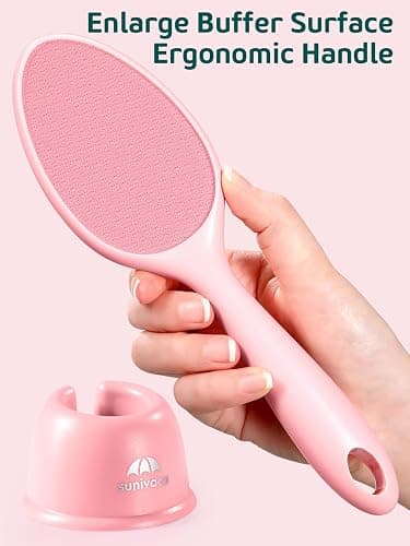 Sunivaca 2-Sided Glass Foot File Callus Remover (Pink) thumbnail 3